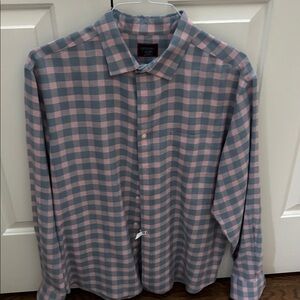 UNTUCKit Blue and Pink Checkered Shirt